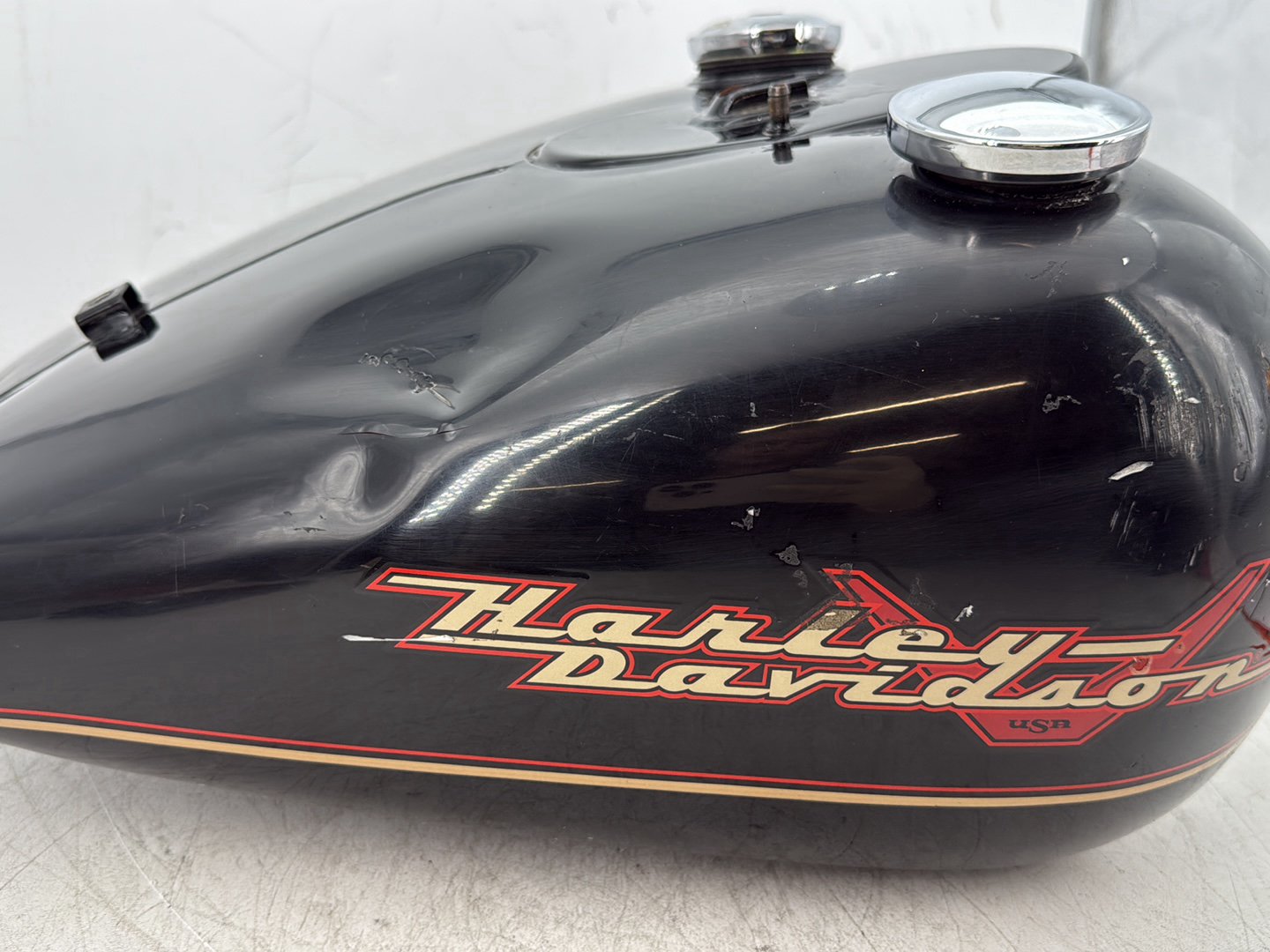1995 Harley Road King Touring OEM Fuel Gas Tank Gasoline Reservoir DENTED
