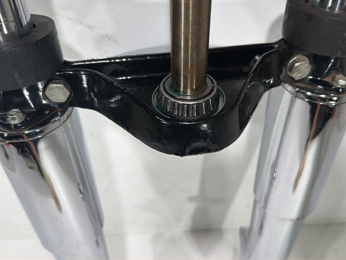 1997 Harley Road King Touring Front Triple Tree Set & LH RH Fork Legs Sliders