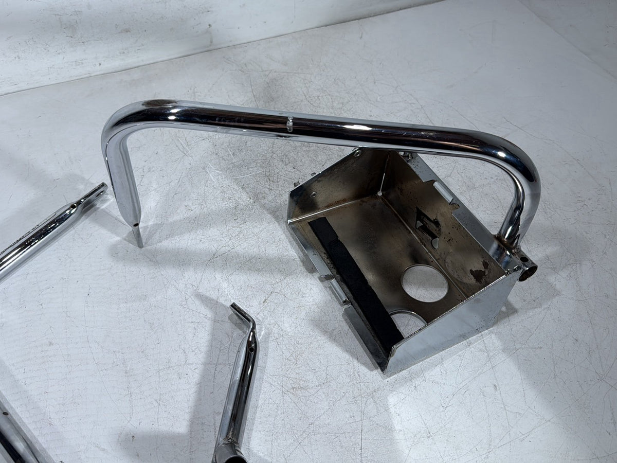 1992 Harley Electra Glide Touring OEM Rear Left Right Saddlebag Guard Rails Bar