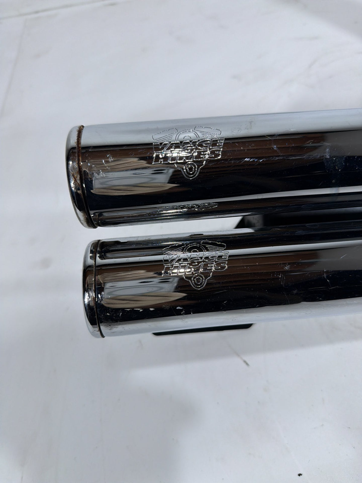 2001 Harley Softail Deuce FXSTD OEM Exhaust Header Pipes Vance & Hines