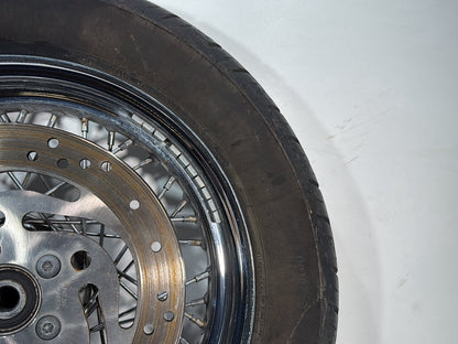 2005 Harley Dyna FXDWG Wide Glide OEM Rear Wheel Rim Tire Spoked