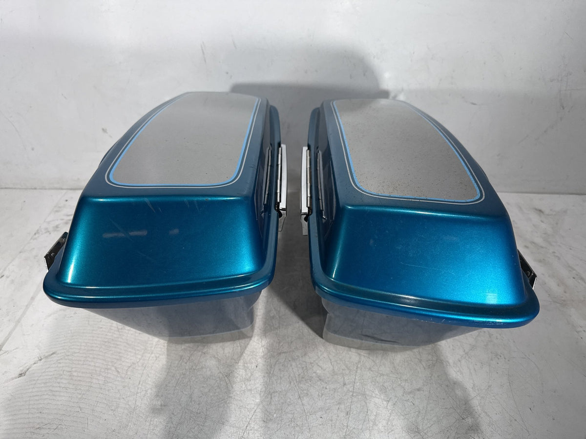 1995 Harley Electra Glide Touring FLHT OEM Left Right Saddlebags Luggage NOKey