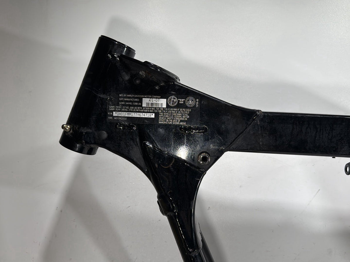 2007 Harley FLHTP Electra Glide Police OEM Body Main Frame Chassis Clean CLR