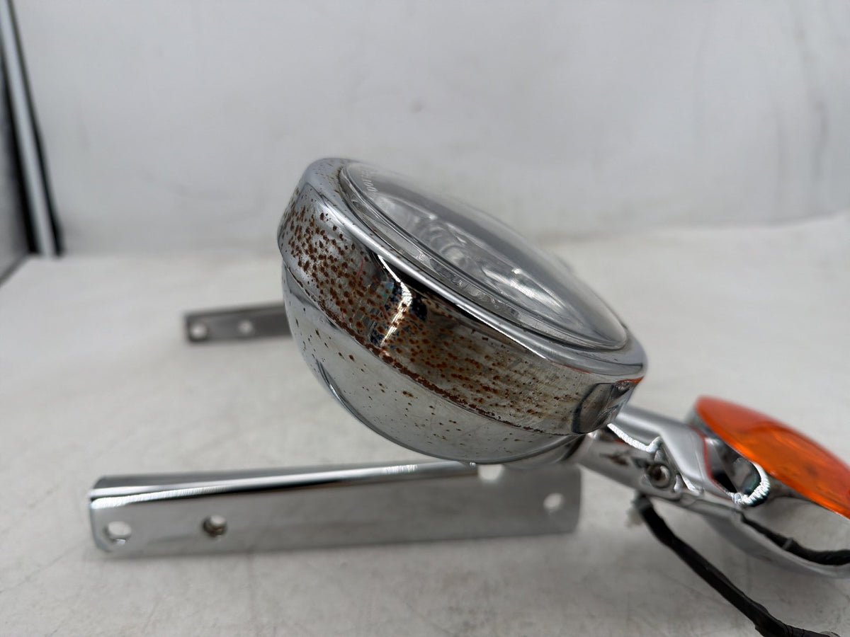 2001 Harley Fat Boy Softail FLSTF OEM Front Turn Signal Indicators Aux Light Bar