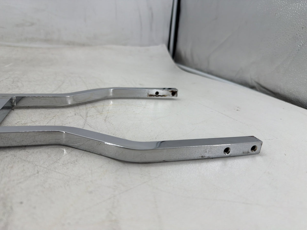 2001 Harley Fat Boy Softail FLSTF OEM Rear Sissy Bar w/ Backrest Cushion Pad