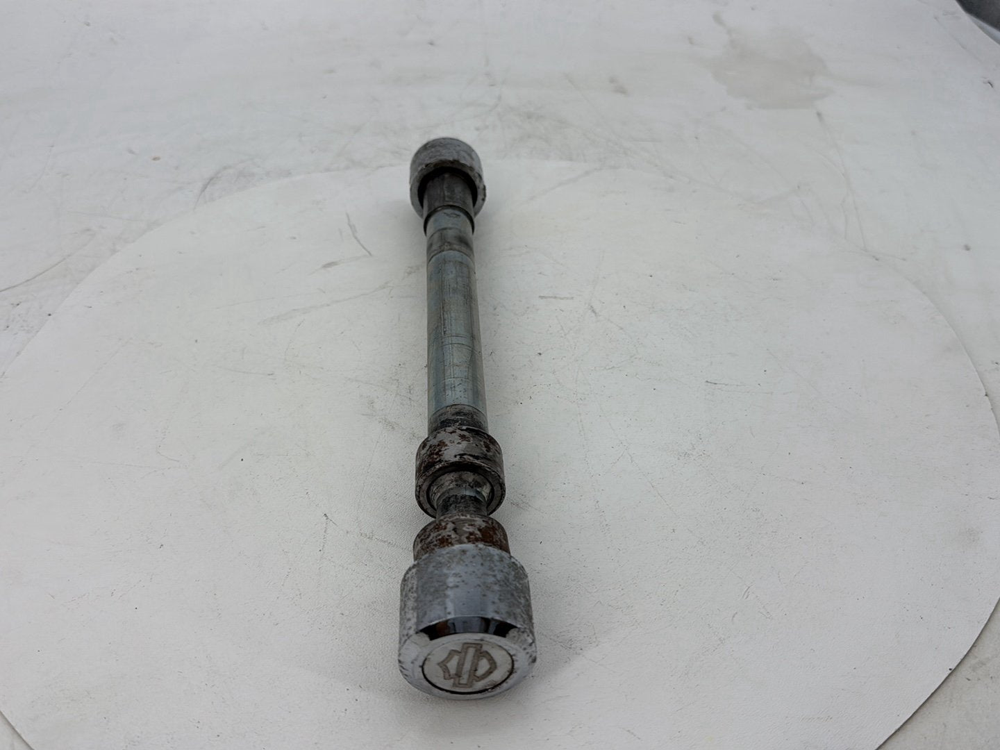 2005 Harley Road Glide Touring FLTRI OEM Front Wheel Axle Bolt Shaft