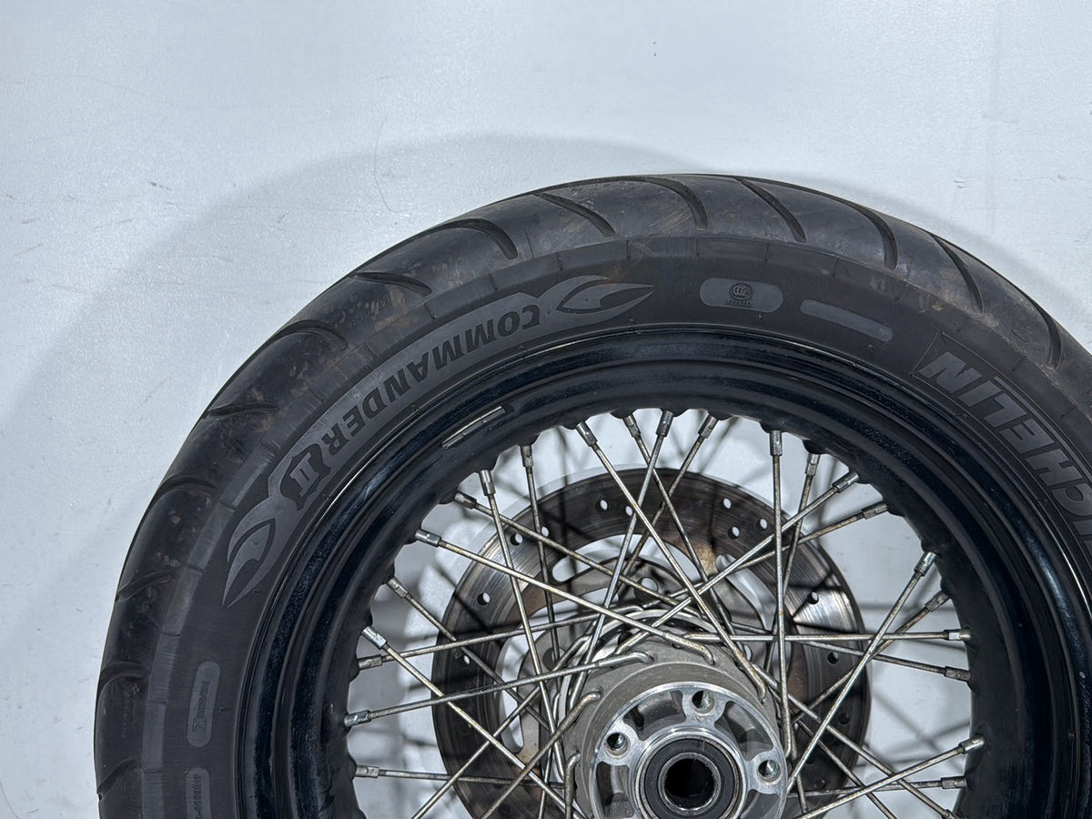2009 Harley Dyna Street Bob FXDB OEM Front Rear Wheel Rim Tire Spoked