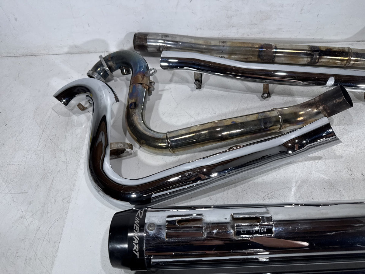 2002 Harley Electra Glide Touring Classic Exhaust Header Pipes Muffler RINEHART