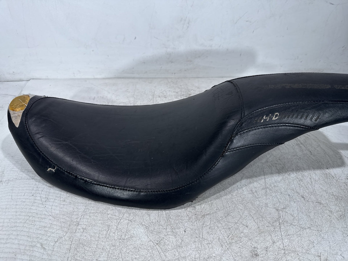 2002 Harley Dyna Wide Glide FXDWG OEM Passenger Rider Driver Seat Saddle TORN