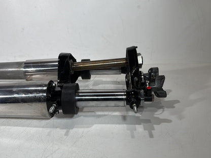 1999 - 2006 Harley-Davidson Touring Road King Police Front Triple Tree Set & LH RH Fork Legs Sliders 45446-87A