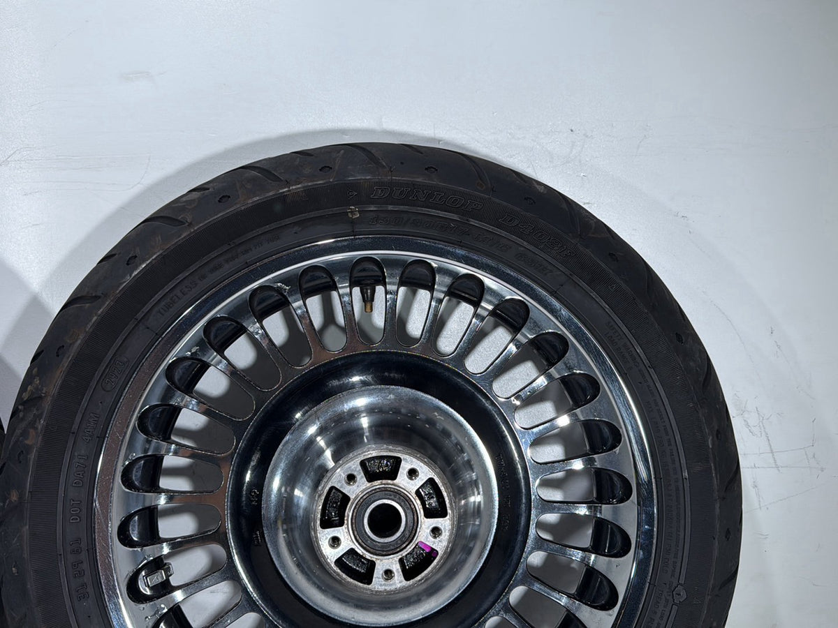 2010 Harley Electra Glide Touring Ultra OEM Front & Rear Wheel Rim Tire 16" 17"