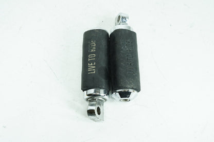 1986 - 2003 Harley-Davidson Sportster  Passenger Left & Right Foot Pegs 33048-72