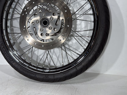 09 Harley Sportster XL1200 1200 Low OEM Front Wheel Rim Tire Spoked MH90-21 21"