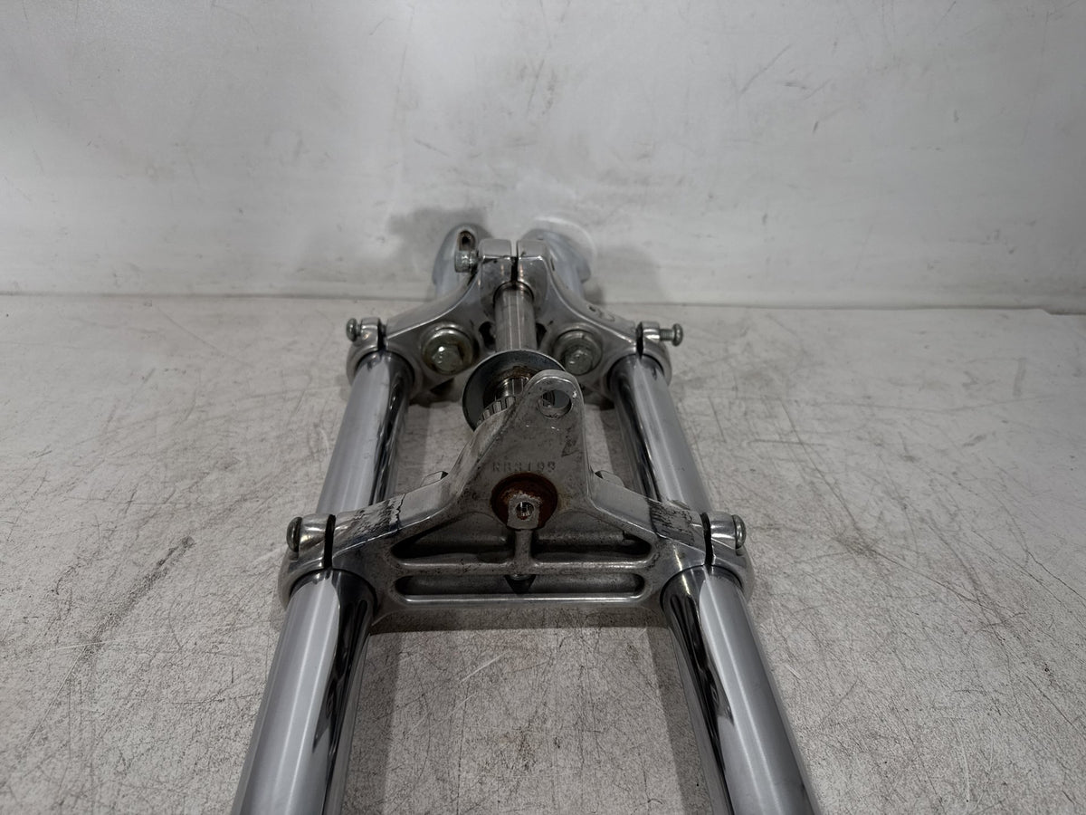 00 Harley Sportster 1200 XL1200C Front Triple Tree Set & LH RH Fork Legs Sliders