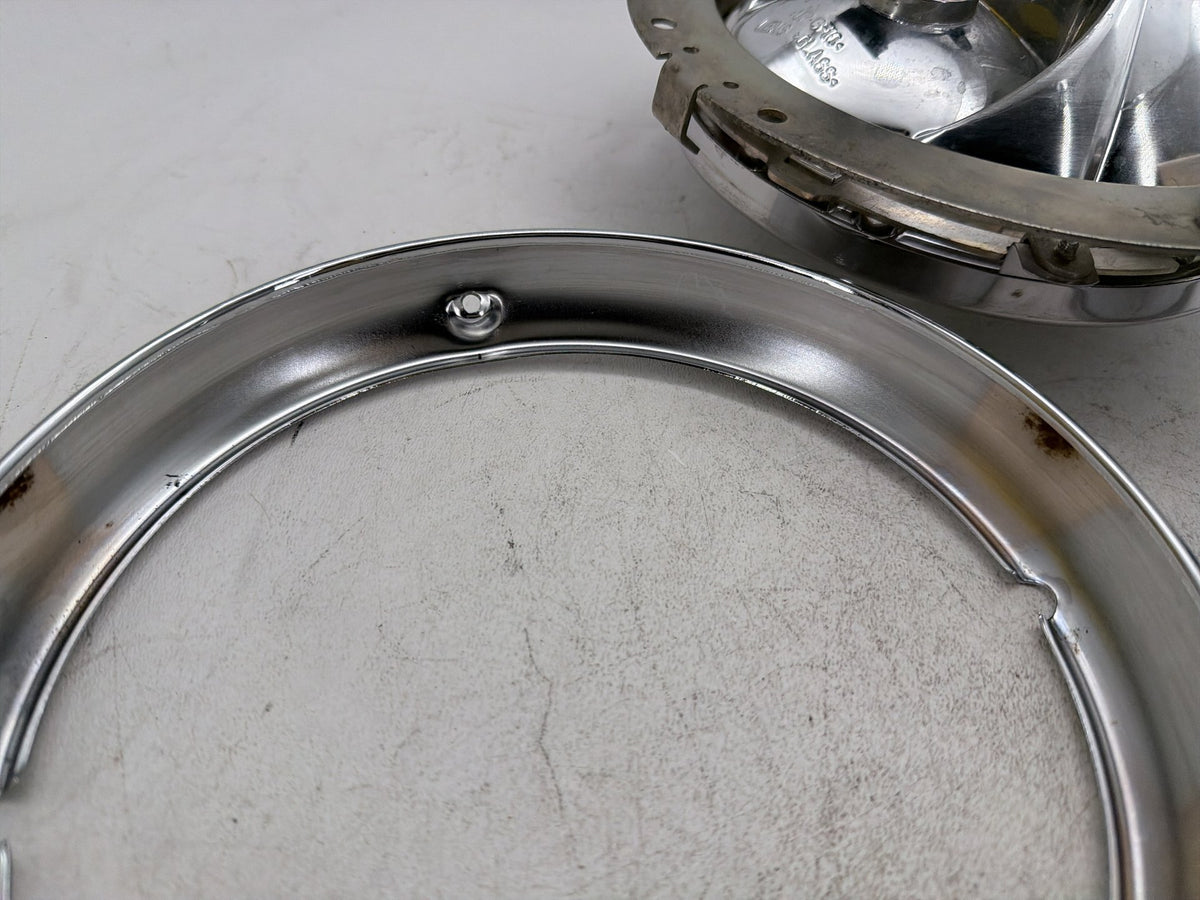 07 Harley Electra Glide Touring CVO Eagle Headlight Headlamp Head Light Halogen