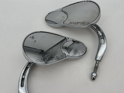 2007 Harley Softail Heritage Classic FLSTC OEM Left Right Rear View Mirror