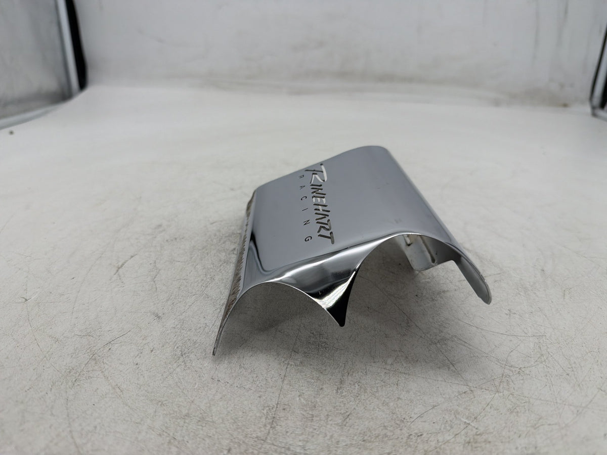 12 Harley Street Glide Touring Exhaust Heat Shield Cover Rinehart - SCRATCHED -