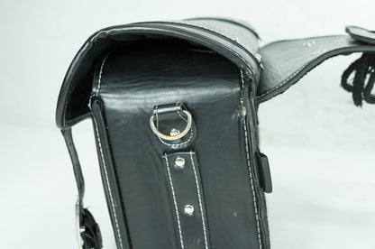 2012 - 2026 Harley-Davidson Sportster Iron 883 Rear Left Right Saddlebags Luggage Leather QINGROCK