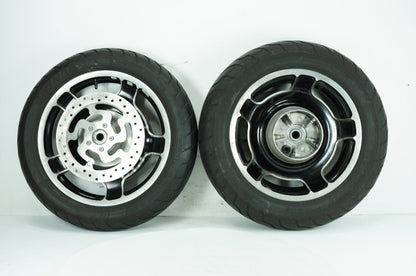 2008 - 2013 Harley-Davidson Touring Electra Police Front & Rear Wheel Rim Tire 41285-09