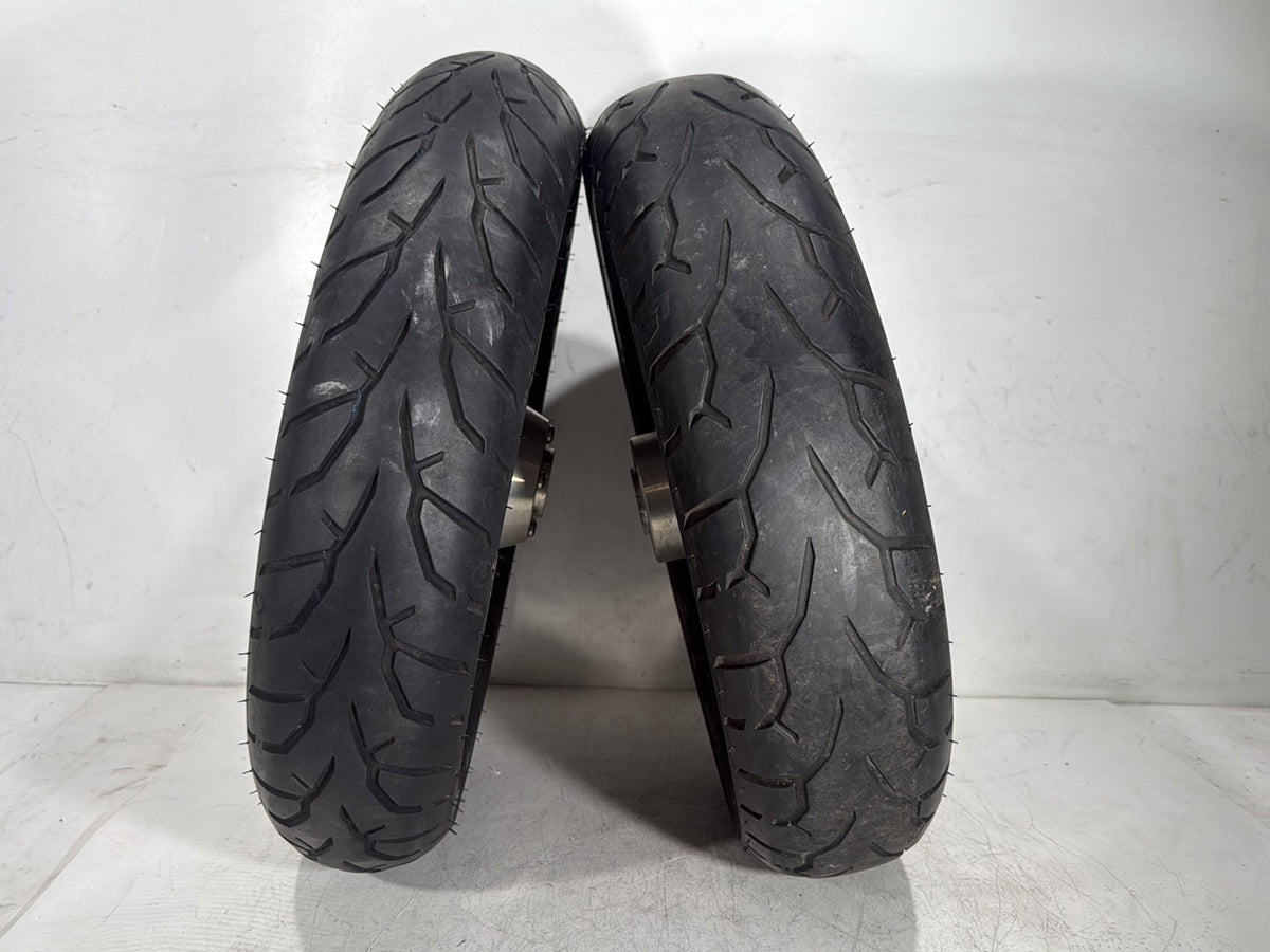 2005 Harley Softail Fat Boy FLSTF OEM Front & Rear Wheel Rim Tire 16"