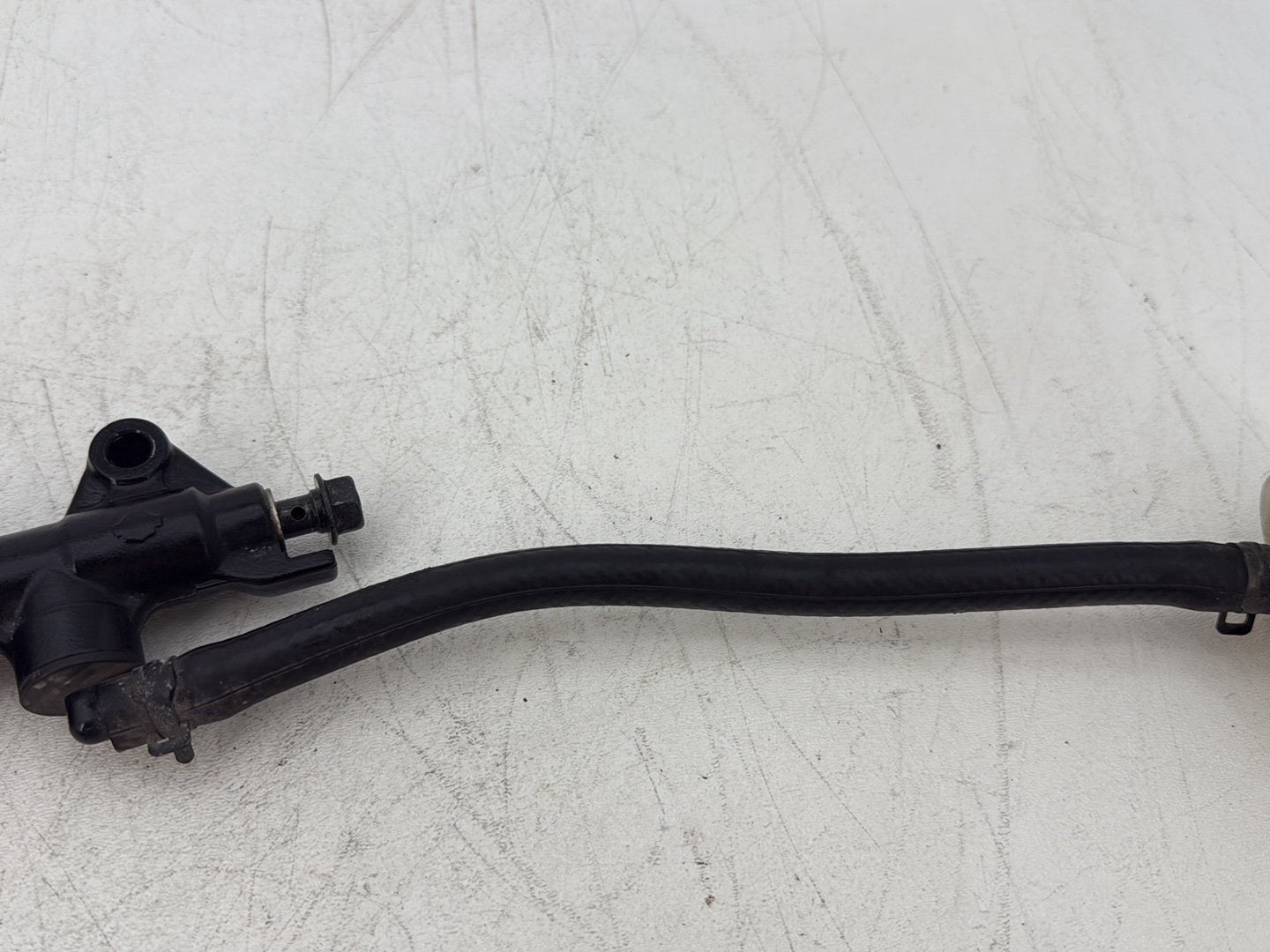 2013 Harley Forty-Eight Sportster 1200X OEM Rear Brake Master Cylinder Bottle Brake Line