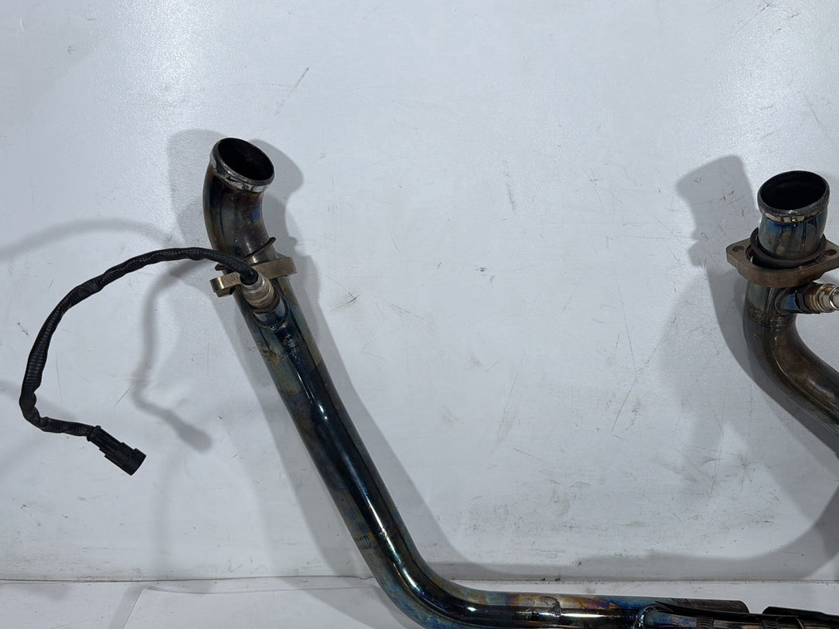 2006 Harley Dyna Super Glide FXDI OEM Exhaust Header Pipes Muffler