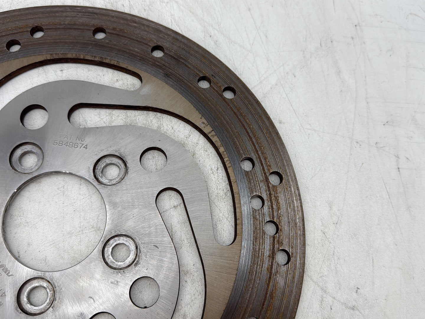 2012 Harley Dyna FXDF Fat Bob OEM Front Brake 1 Rotor Disc