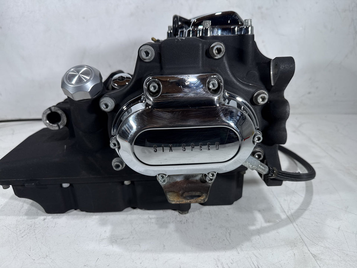 11 Harley Electra Glide Touring Police 6 Speed Transmission Gearbox 28K CRACKED