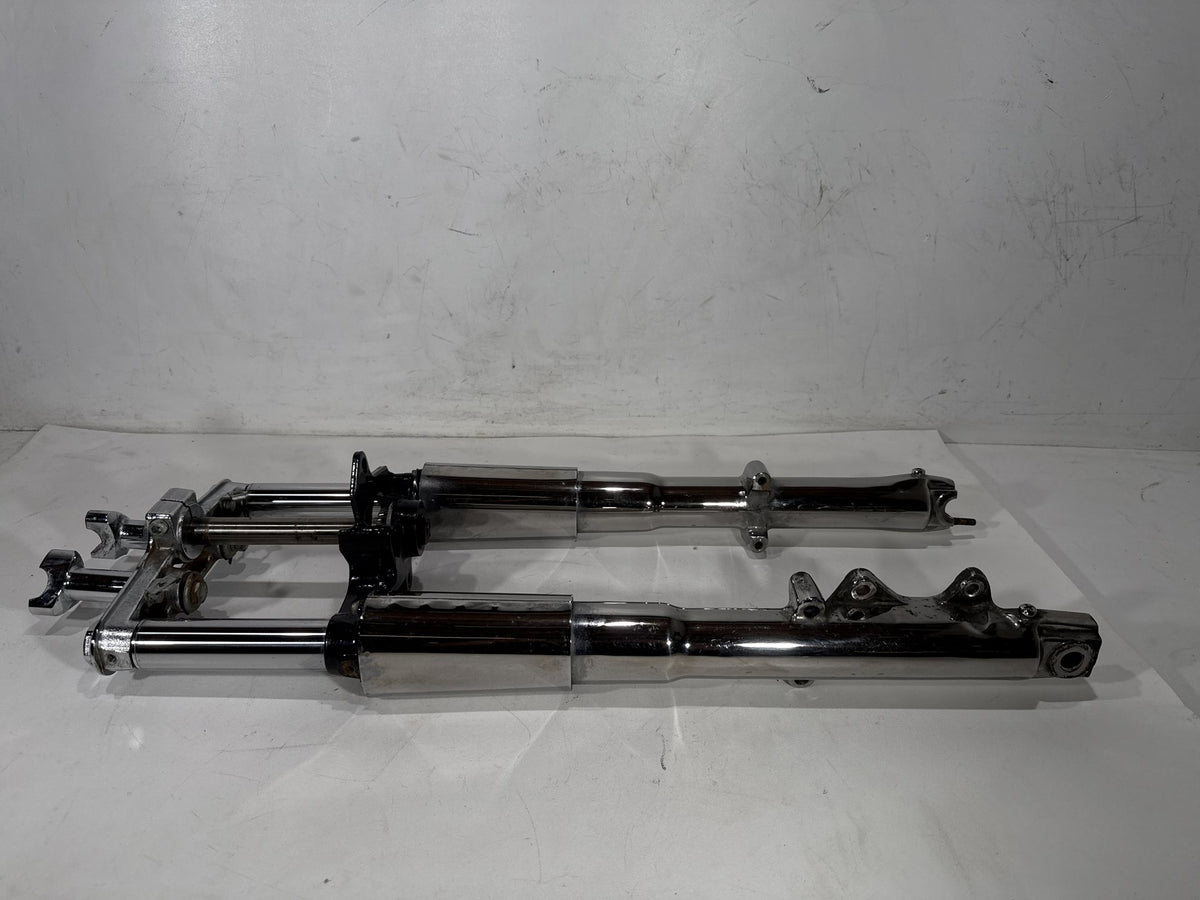 1995 Harley Heritage Softail OEM Front Triple Tree Set & LH RH Fork Legs Sliders