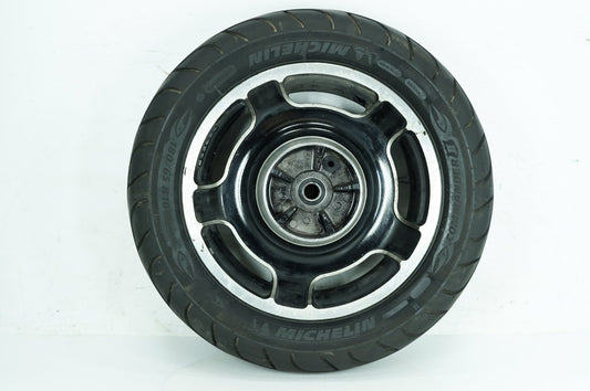 2007 - 2012 Harley-Davidson Touring Street Glide Rear Wheel Rim Tire 180/65B16 81H, Michelin, Airstrike