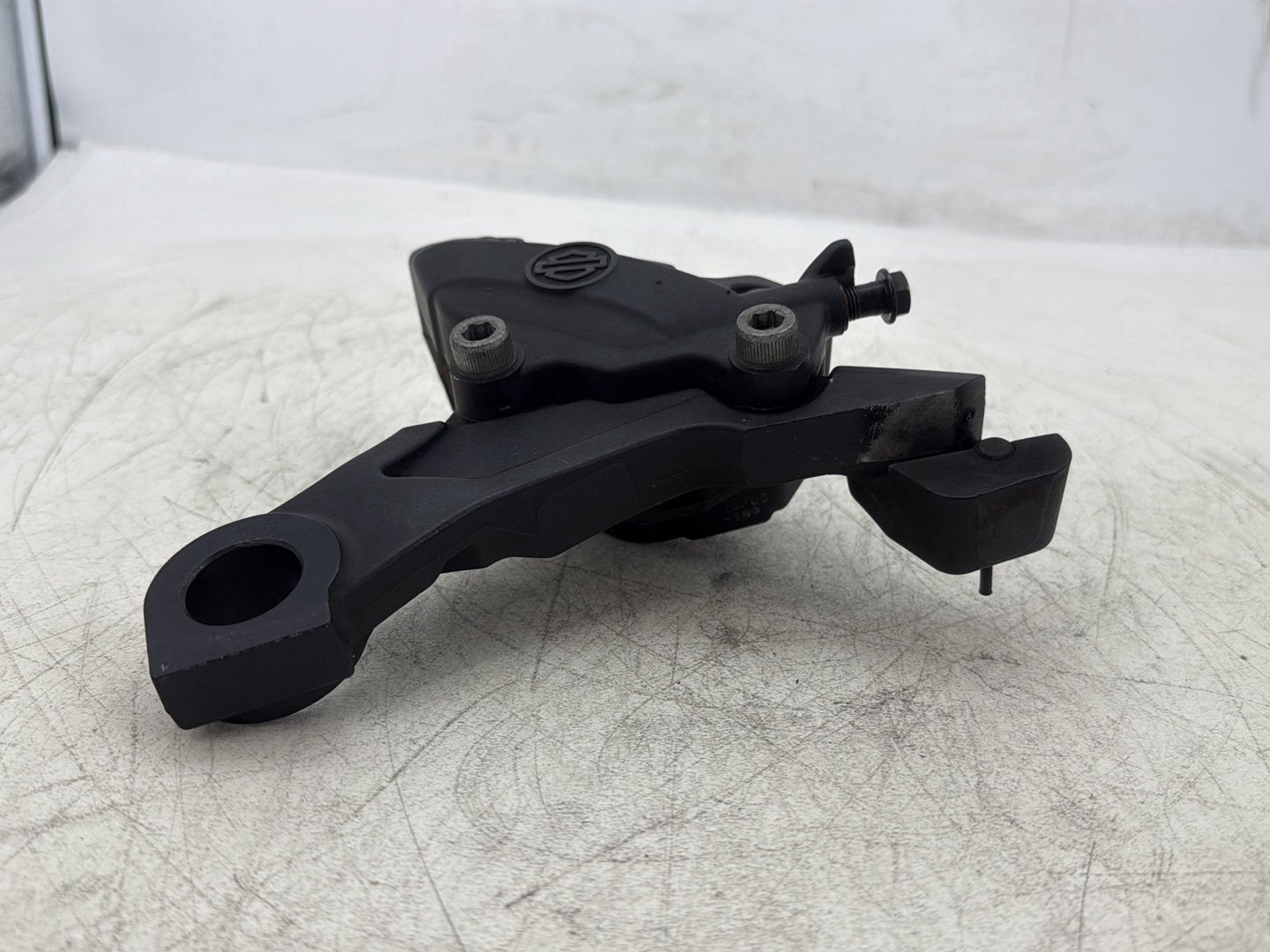 2016 Harley Road King Touring FLHR OEM Rear Back Brake Caliper w/ Bracket