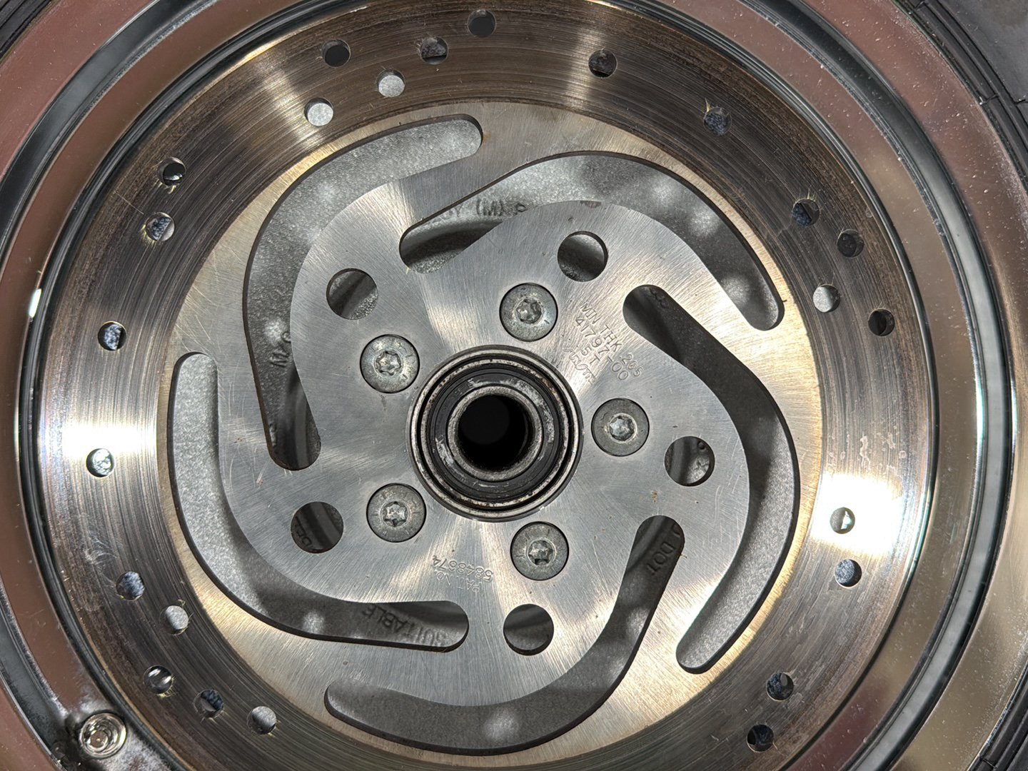 2004 - 2013 Harley-Davidson Sportster 1200 Custom Rear Wheel Rim Tire  	43335-05