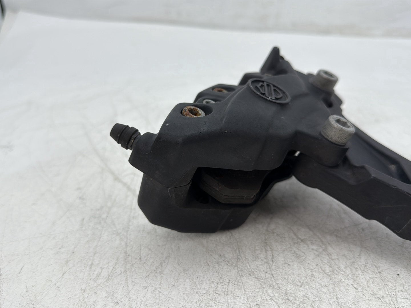 2010 Harley Street Glide Touring FLHX OEM Rear Back Brake Caliper w/ Bracket