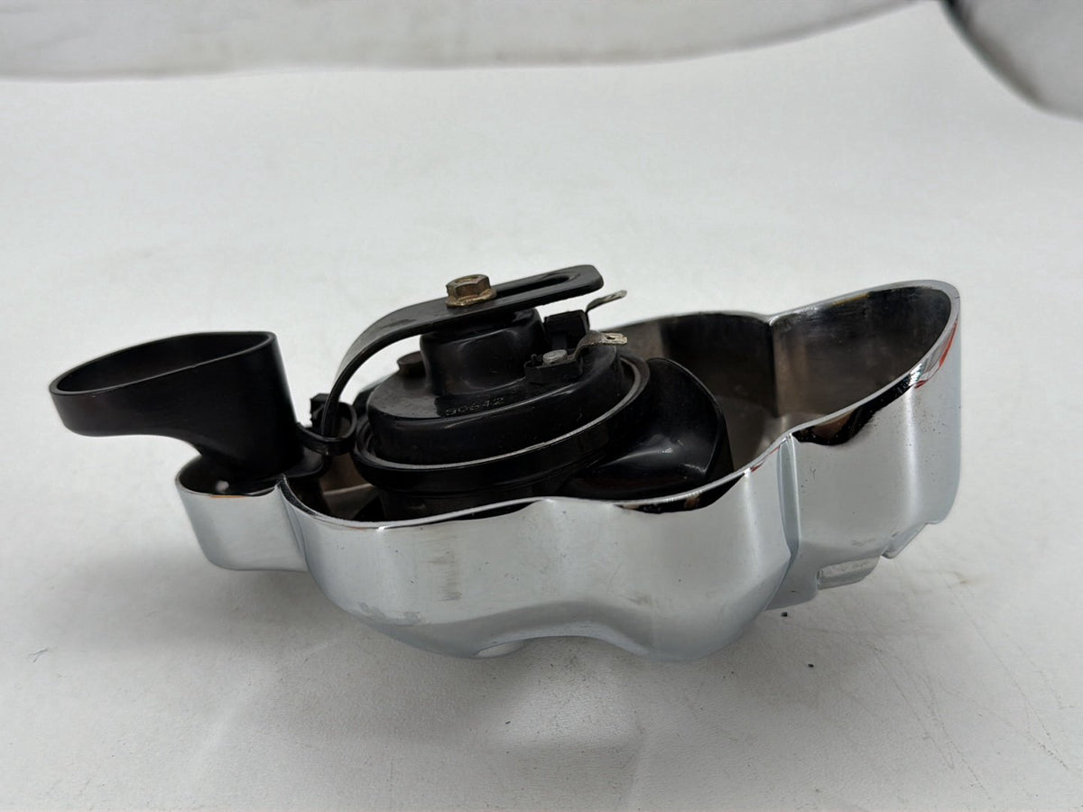 05 Harley Electra Glide Touring Ultra Signal Horn Klaxon Beep SKULL Cowbell HTMT