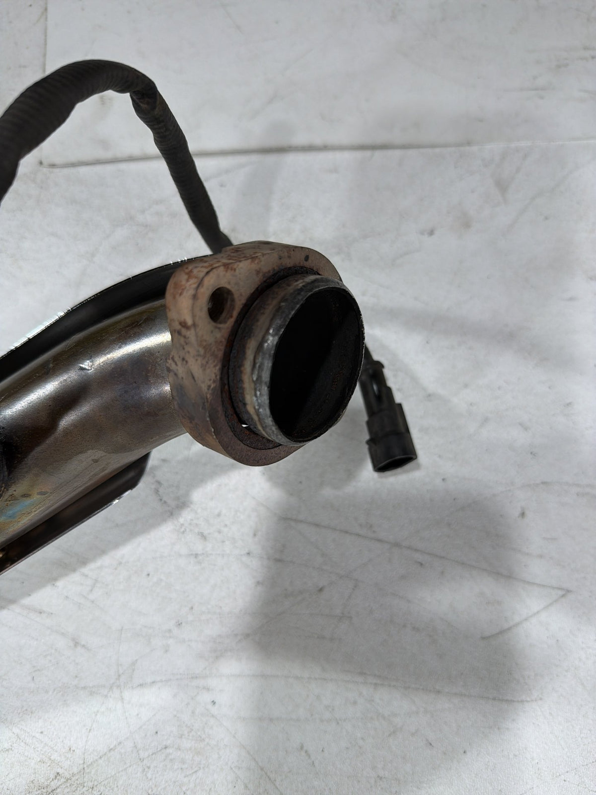07 Harley Dyna Super Glide Exhaust Header Pipes Muffler Vance & Hines NO Bracket