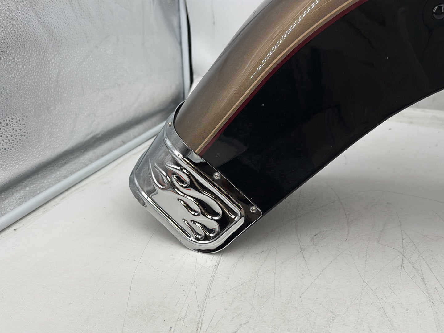 2005 Harley Heritage Softail Classic FLSTCI OEM Front Wheel Fender Shell Panel