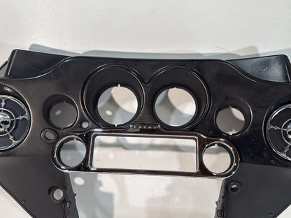 2007 - 2012 Harley-Davidson Touring Street Glide Front Inner Batwing Fairing Cover w/ Speaker SKULL covers Trim