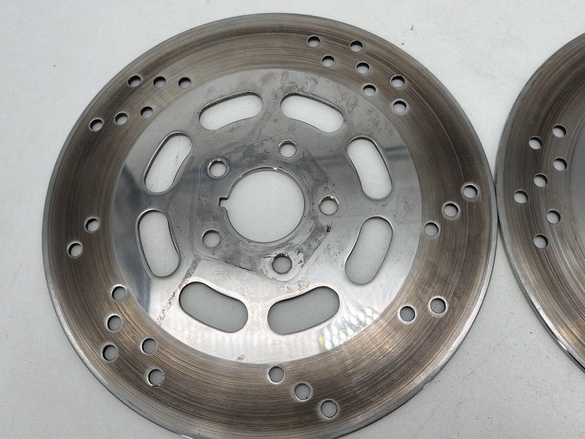 1990 Harley Electra Glide Touring Sport OEM Front Brake Rotors Disc Pair