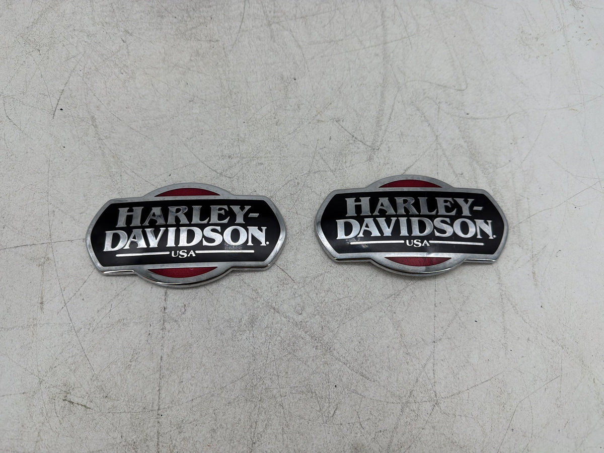 2013 Harley Electra Glide Touring FLHTCU OEM Fuel Tank Badges Trim Logo Sticker