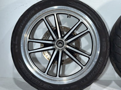 2008 Harley Dyna FXDL Low Rider Anniversary OEM Front & Rear Wheel Rim Tire