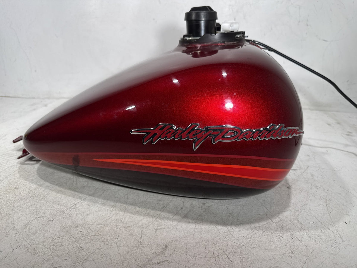 2009 Harley Electra Glide Touring CVO Fuel Gas Tank Gasoline Reservoir DENTED