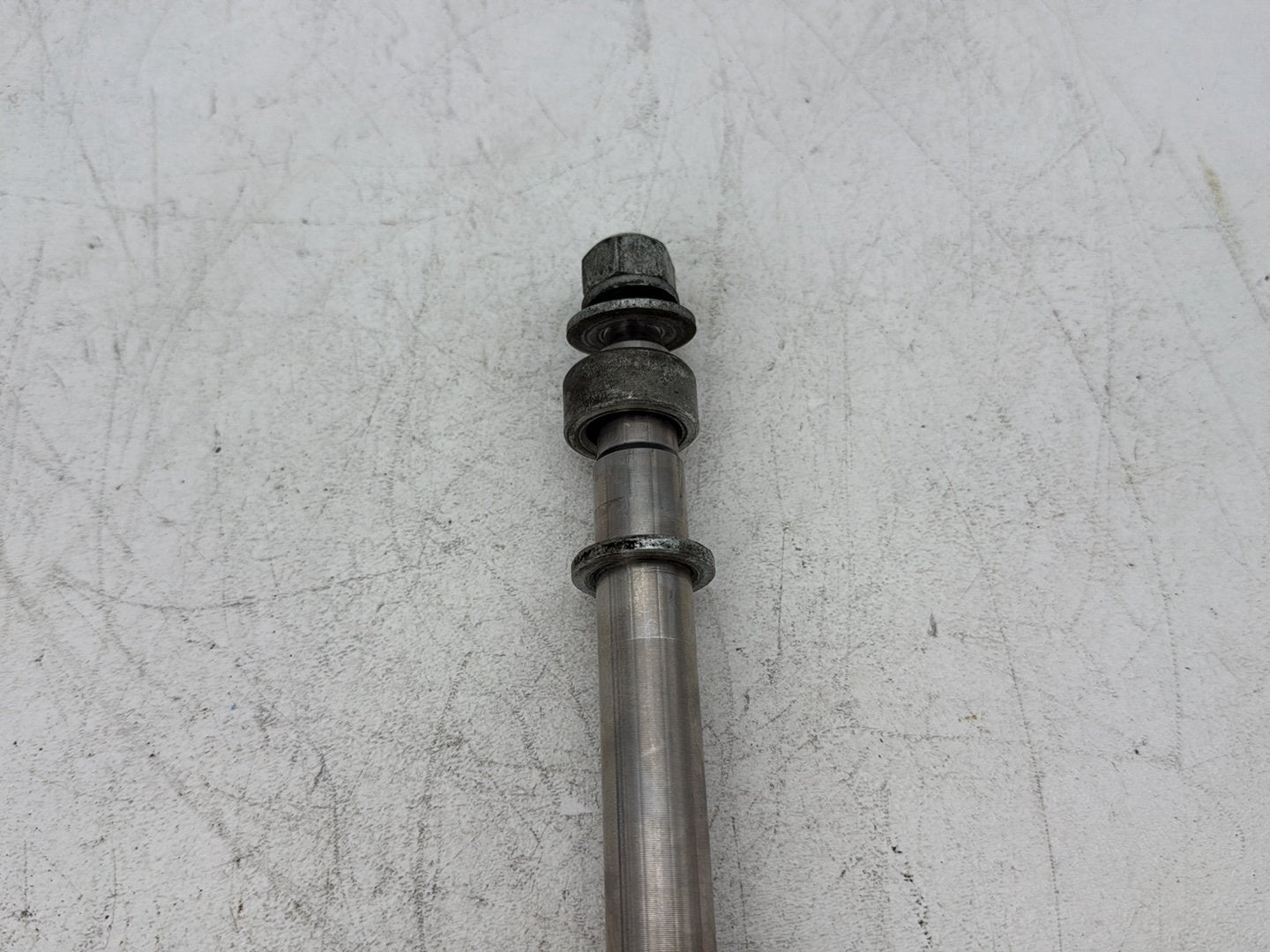 2001 Harley Sportster 883 Hugger XLH883 OEM Front Wheel Axle Bolt Shaft