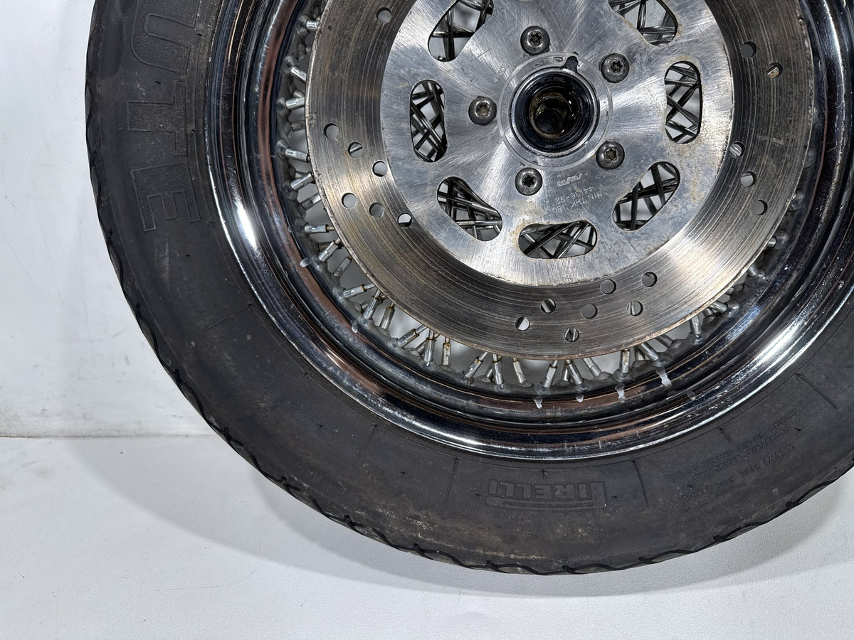 1995 Harley Heritage Softail Classic OEM Front Wheel Rim Tire Spoked MT90B16 16"
