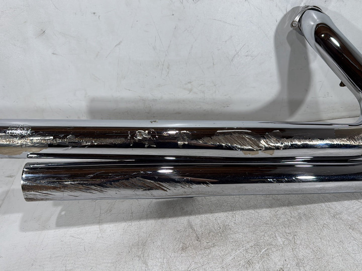 2003 Harley Softail Deuce FXSTD OEM Exhaust Header Pipes Vance & Hines SCRATCHED