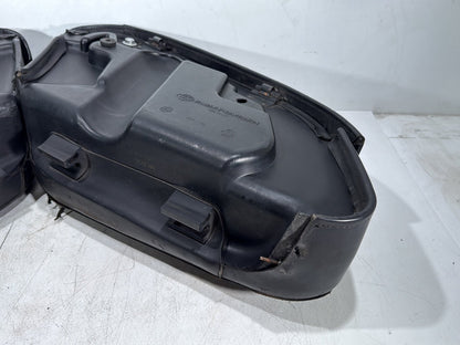 2004 Harley Road King Touring Custom FLHRSI OEM Rear Left Right Saddlebags Luggage Leather