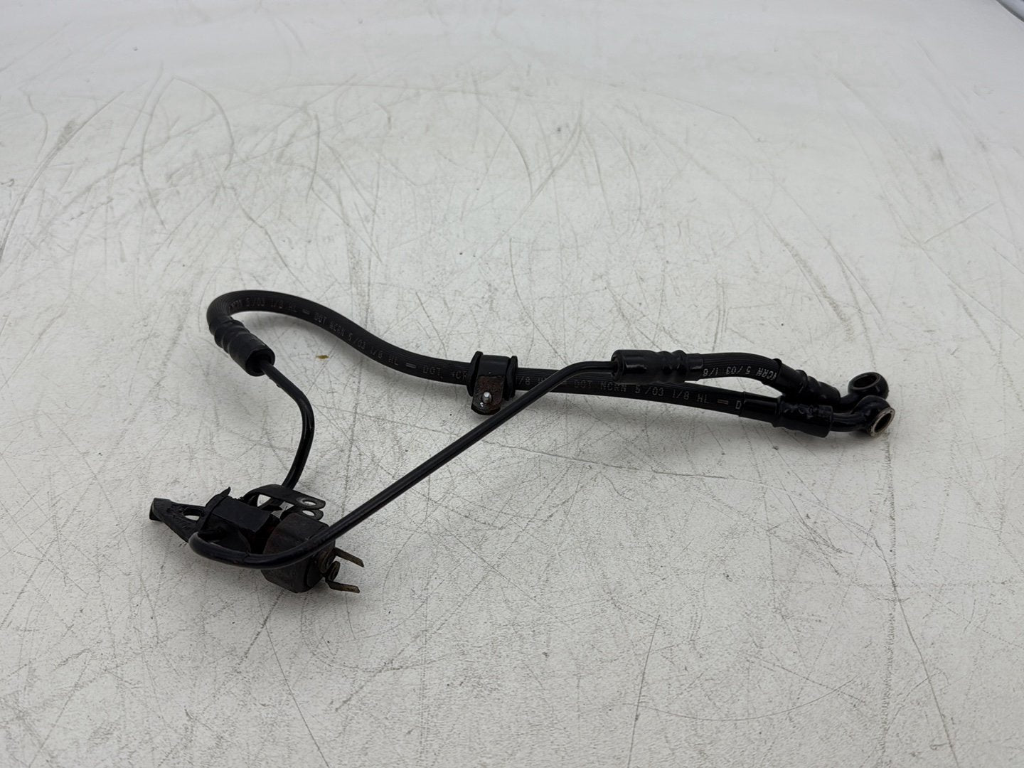 2004 Harley Sportster XL883C 883 Custom OEM Rear Brake Hose Line Pipe