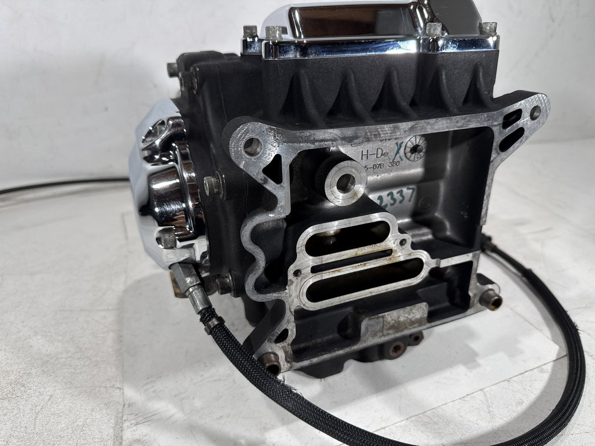 11 Harley Electra Glide Touring Police 6 Speed Transmission Gearbox 28K CRACKED