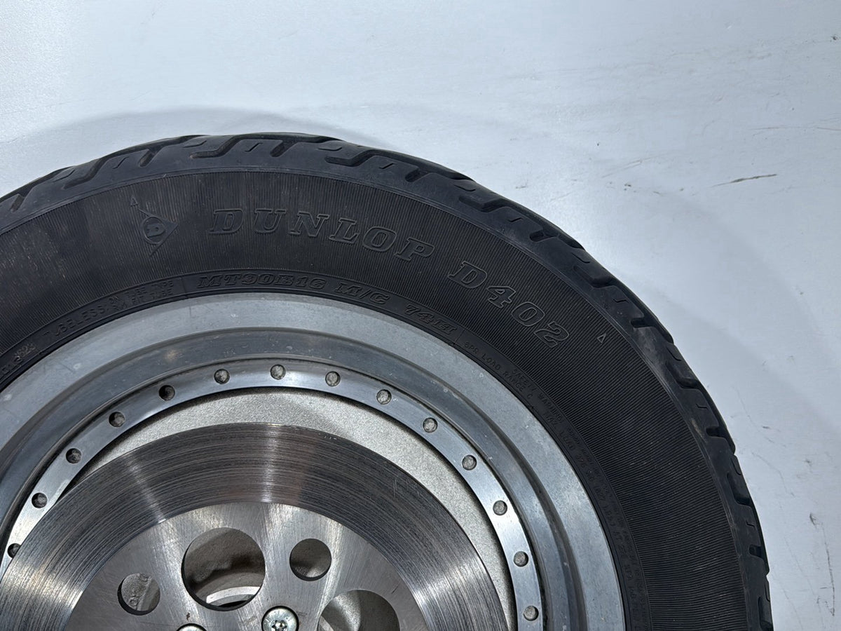 1992 Harley Heritage Softail Classic FLSTC OEM Rear Wheel Rim Tire 41058-87B 16"