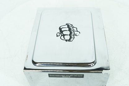 2004 Harley Dyna FXDLI Low Rider OEM Lower Battery Tray Stay Box Cover Panel