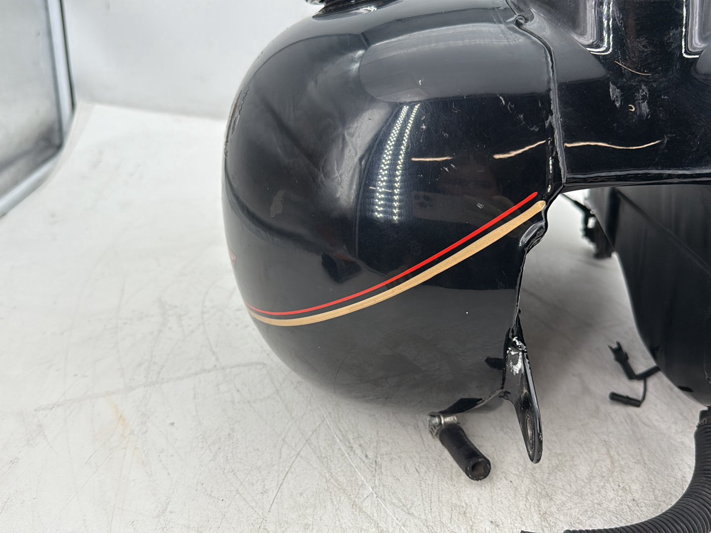 1995 Harley Road King Touring OEM Fuel Gas Tank Gasoline Reservoir DENTED